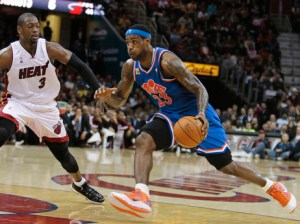 Lebron James in action